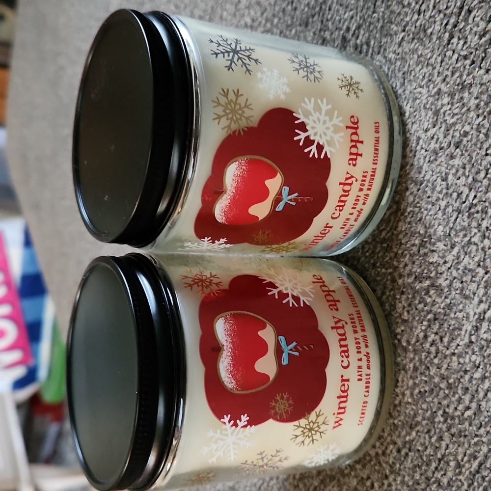 NEW Bath Body Works Winter Candy Apple single wick candles